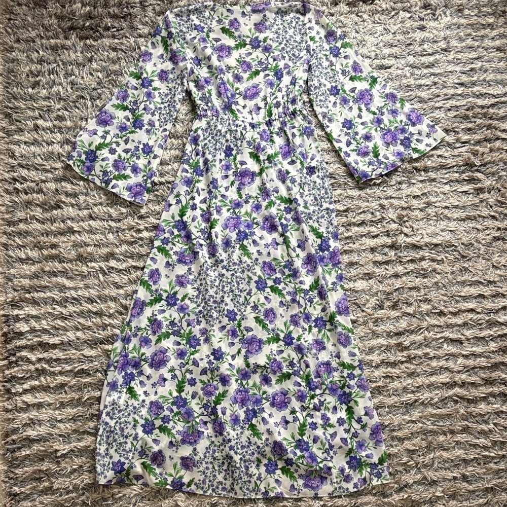 NWOT! Glamorous Alexia Admor Floral Kaftan, Size XS - Picture 2 of 6